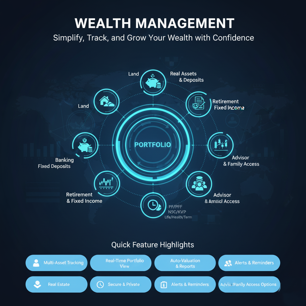 A dashboard showing various financial charts and graphs